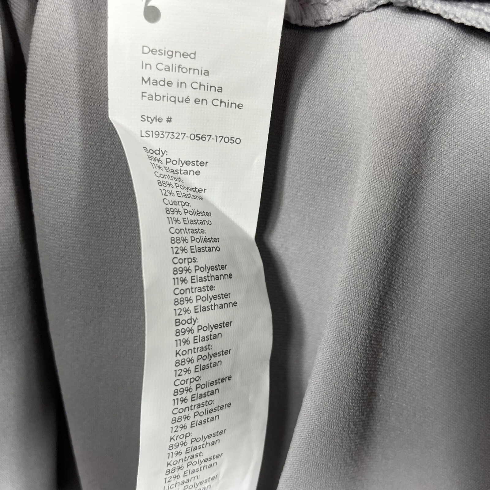 Fabletics Top Size Large Adjustable Long Sleeve G… - image 7