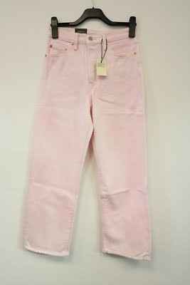 Levi's Damen Jeans Straight Ankel Ribcage Rose Gr.28/27 Neu  