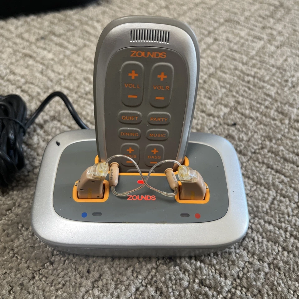 Sistema auditivo Zounds Impreo -2 audífonos, cargador y control remoto (LEER DESCRIPCIÓN) Foto 2 de 4