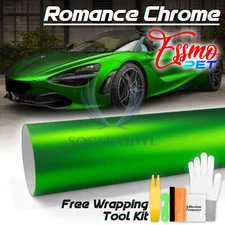 ESSMO PET Romance Chrome Beast Green Auto Car Vehicle Vinyl Wrap Decal Sticker