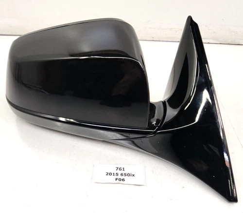 ✅ 12-18 OEM BMW F06 F13 Right Passenger Mirror Assembly Heated Camera Black