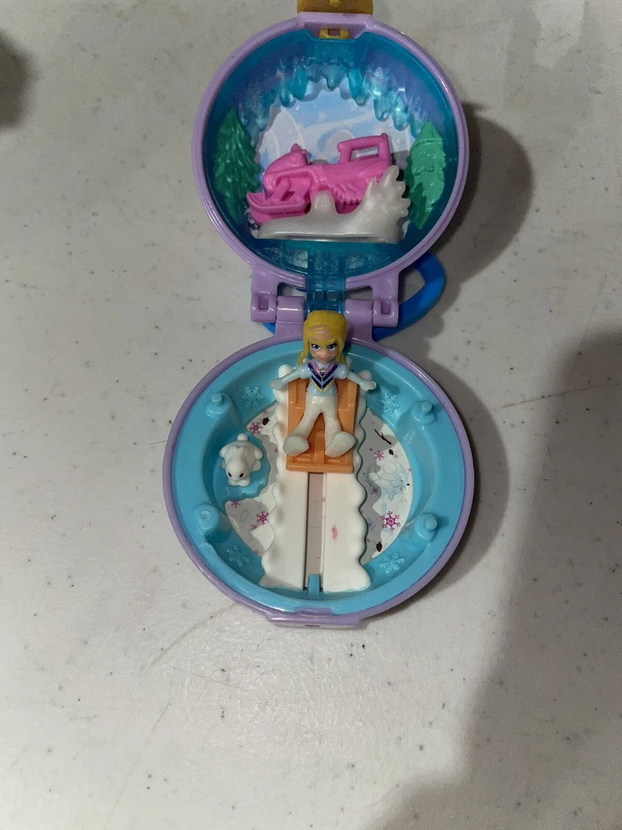 Polly Pocket Tiny Compact 2019 GTM63 GKJ41 GK742 Purple Keychain