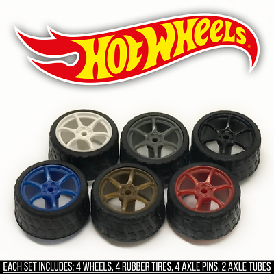 Gomme Scala 1/64 Pneumatici In Gomma Scala 1/64 - Per Ruote Real Rider, Modellismo Auto Hot Wheels, Collezionismo Gomme Per Modellini Hot Wheels - Foto 7