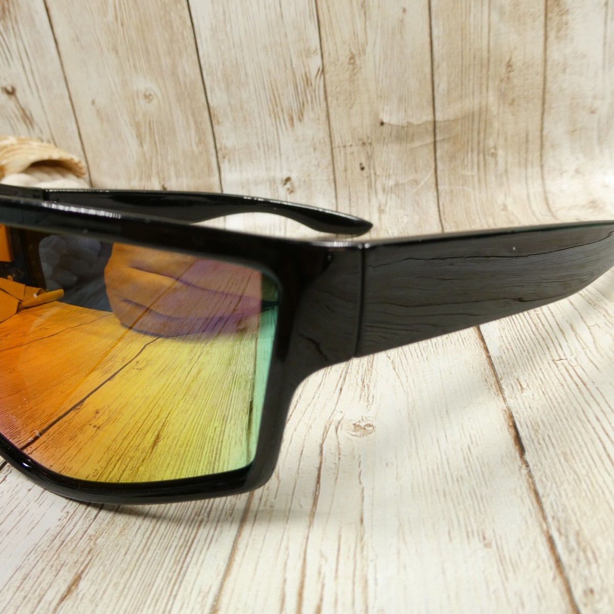 H&M Black Mirrored Wrap Shield Sunglasses - 0935383 | eBay 