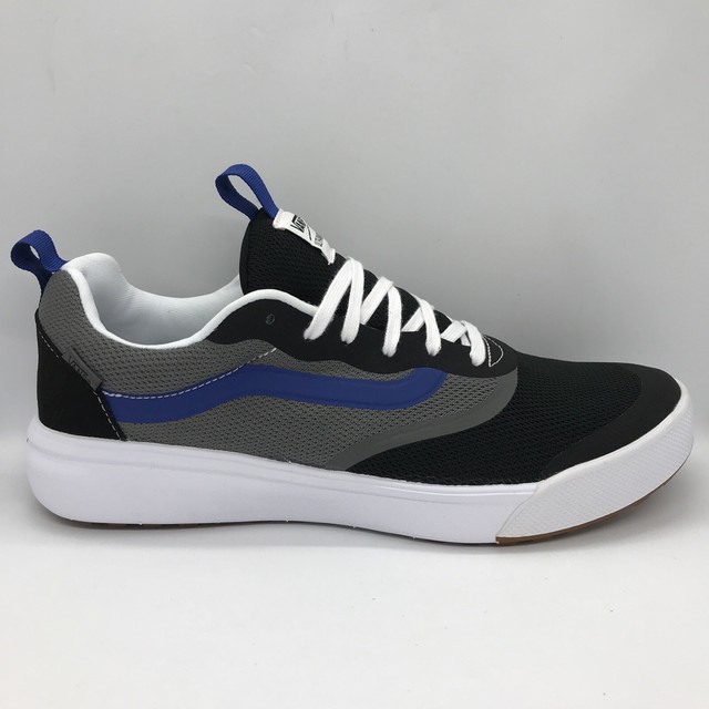 vans ultrarange blue black