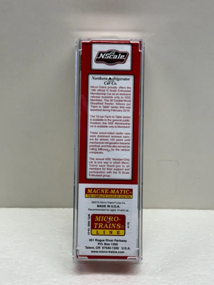 N Scale Micro Trains MTL Special Run 19-01 Northern Refrig Bananas NRC 7100 - Image 4 of 4