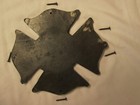 Vintage Style Cast iron Fire Fighter Plaque / Sign With Screws Fire Mark Sign — photo 2