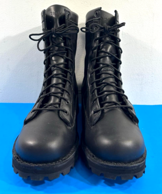 ROCKY Portland Lace-to-Toe Waterproof Duty Boots - Men's Black Public Service Boots 10 Wide