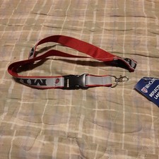 MIAMI HEAT NBA REFLECTIVE TEAM COLOR 24"x 1" Lanyard w/ Detachable Buckle