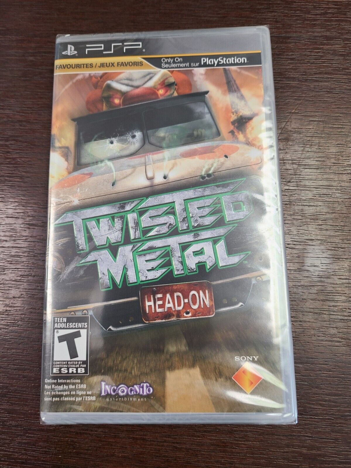 Twisted Metal: Head-On (2005) PSP box cover art - MobyGames