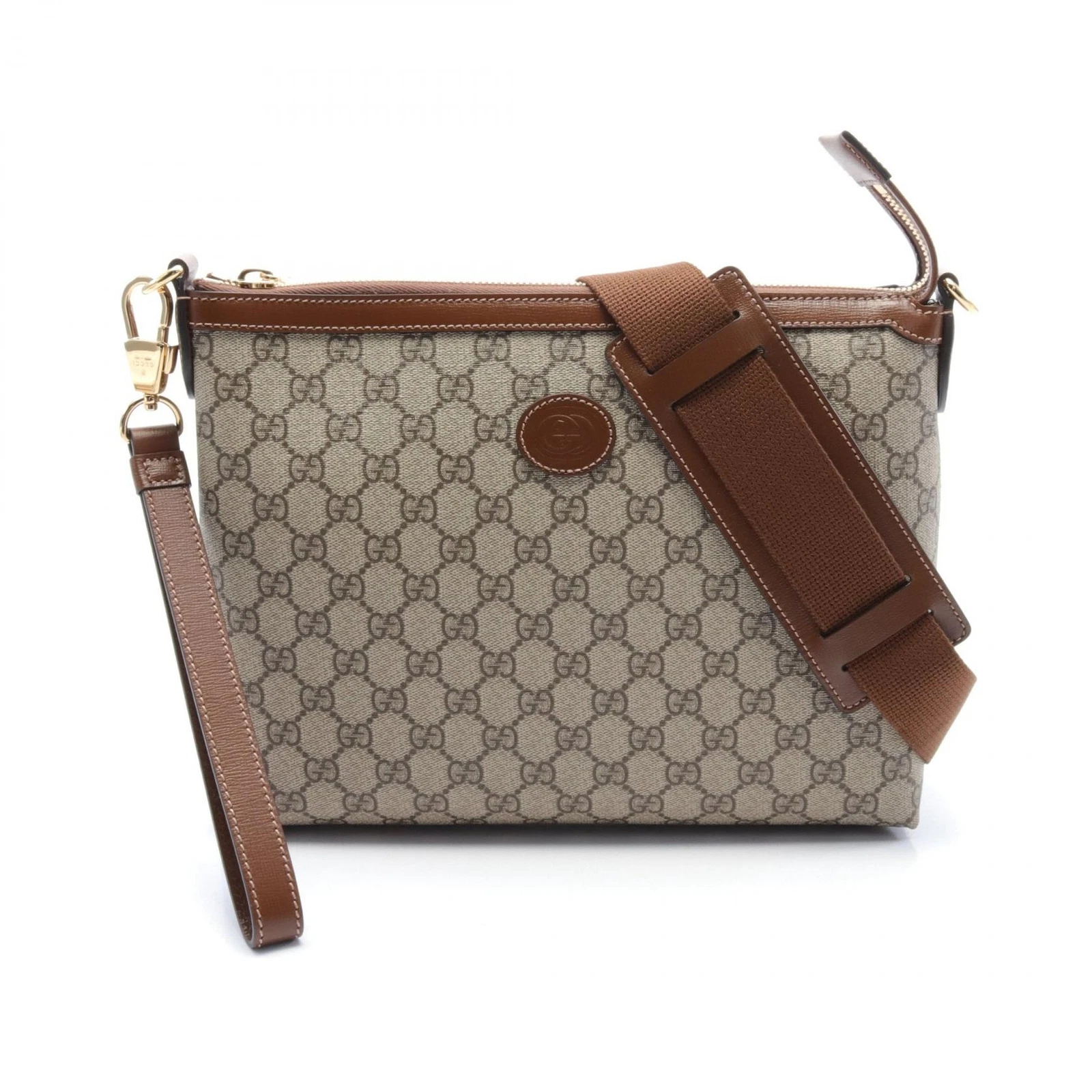 Sac à bandoulière GUCCI Interlocking G GG Supreme Messenger 72683392THG8563 toile