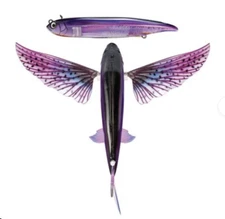 LAST NOMAD DESIGN FLYING FISH TROLLING PACKAGE LIKE THIS IN THE USA! "PHANTOM"
