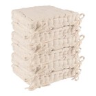 6x French Mattress Seat Cushions Luxury Cotton Garden Chair Support Pad Cream
