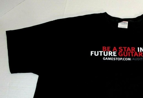 2008 GameStop Guitar Hero WORLD TOUR Auditions Promo shirt Men's T-Shirt XL - Picture 7 of 9