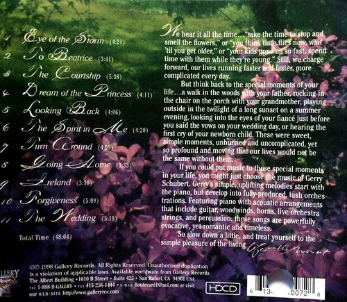 Life in the Moment by Gerry Schubert (CD, 1998, Gallery), personalized autograph - Imagen 2 de 2