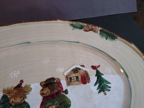 St Nicholas Square 18" Serving Platter - Picture 9 of 12