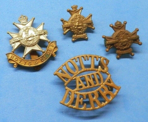 Military Badges Sherwood Foresters WW1 Period and Victorian Select from Menu