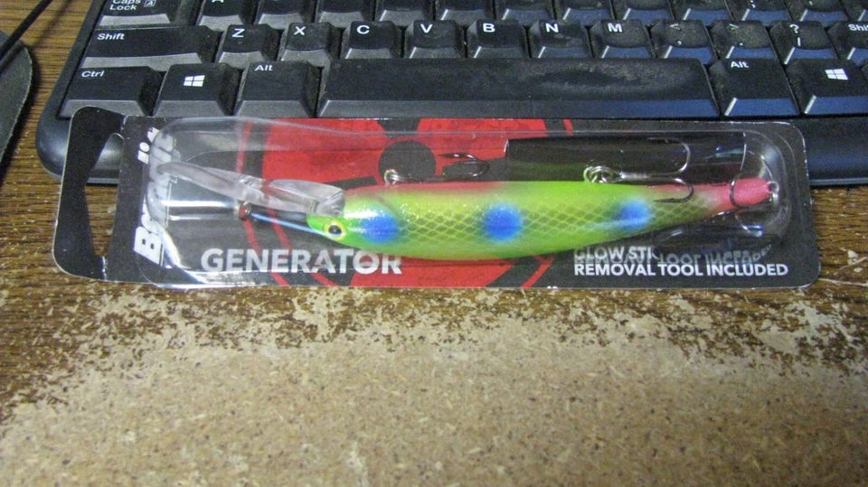 Bandit "generador" crankbait, nip, 4 3/4", 2 ct, envío gratuito Foto 2 de 3