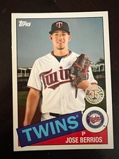2020 Topps 1985 35th Anniversary #85-62 Jose Berrios Minnesota Twins