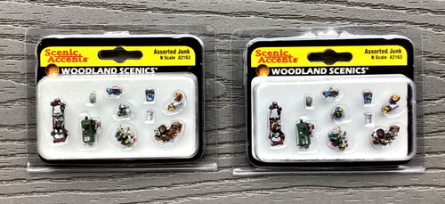 2 Woodland Scenics 1/160 N Scale Scenic Accents Assorted Junk Set 10 Pcs 2163 - Picture 13 of 13