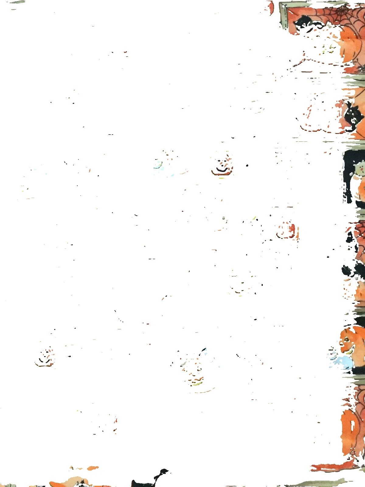 Fabric Halloween Quilting Craft Fabric Squares