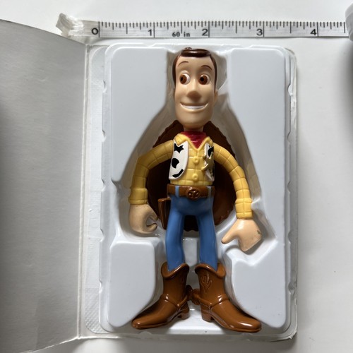 Disney's Toy Story Figure Woody McDonald's Vintage 1996 Happy Meal Giocattolo NUOVO - Foto 7 di 8