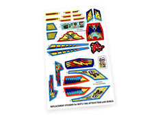 Custom Stickers for 1982 MOTU He-man Masters of the Universe Attak Trak more