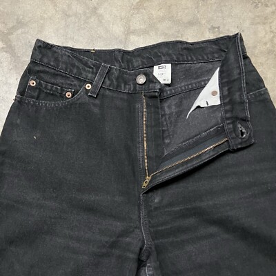 Vintage 90's Levi's 512 Women's Slim-Fit Tapered Leg Black