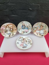Royal Worcester Official NSPCC Christmas Plates 1988-1981