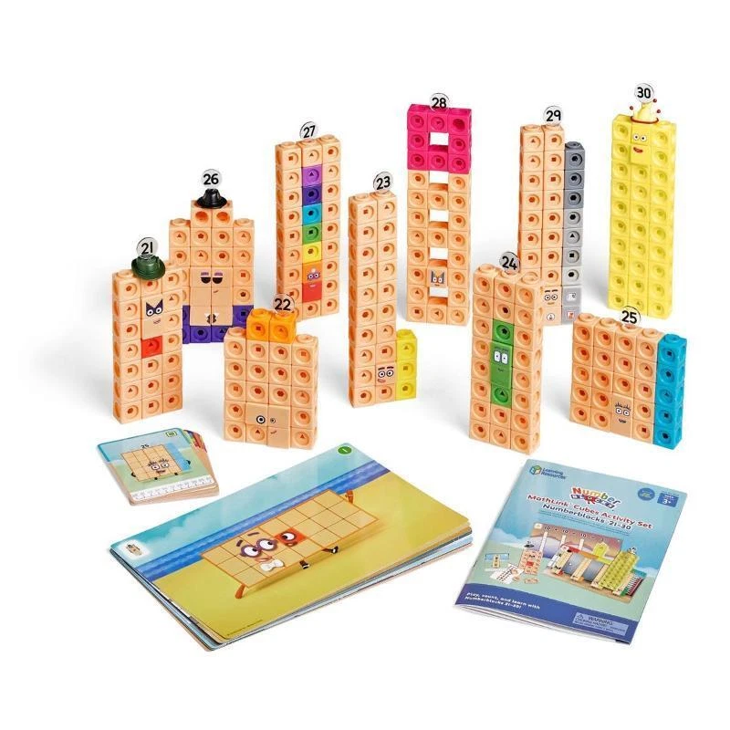 Learning Resources Numberblocks MathLink Cubes 21-30 Activity Set - Image 2 of 4