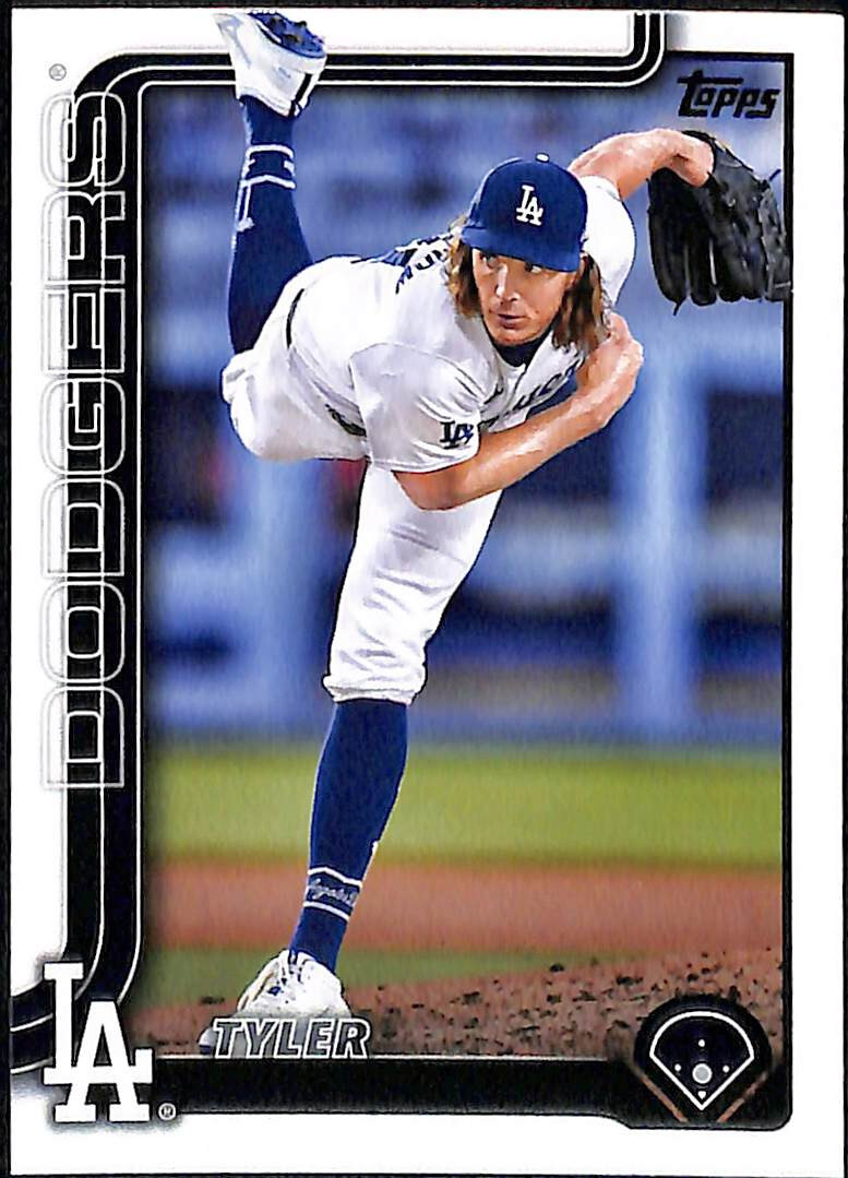 2025 Topps Series 1 #201 Tyler Glasnow Los Angeles Dodgers