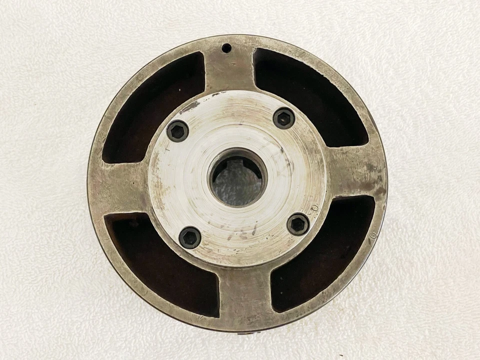 WESTCOTT 6" Independent Lathe Chuck 4 Jaw 1-3/16-20 TPI W/ 3-1/2" Back Plate USA - Image 4 of 4