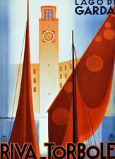 Poster print.Home Room Interior design.Travel Italy.Garda Lake.6510