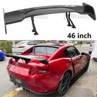 Adjustable Carbon 46" Rear Spoiler Trunk Wing GT Racing For Mazda MX-5 Miata MX5