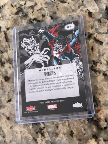 CARTOLINA MEDAGLIONE MORBIUS 2022 FLEER ULTRA MIDNIGHT SONS - Foto 2 di 2