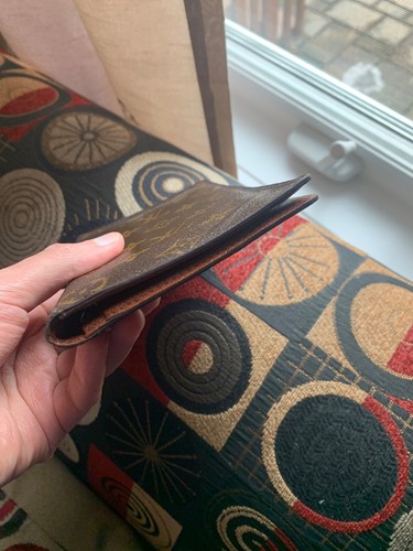 Autentico portafoglio lungo bifold Louis Vuitton Monogram Chequier carte di credito! - Foto 8 di 16