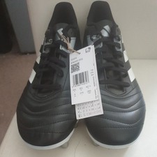 Image of Adidas Mens Black & White Kakari SG Rugby Boots IE3204 UK  8.5 US 9 EU 42 2/3 