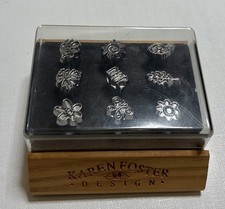 Karen Foster Embossing Tip Set Clikit - LEAFS BUTTERFLY LADY BUG