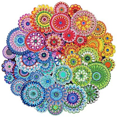  Diamond Painting DIY 5D Special Shape Rhinestone, Mandala Flower, mandala 3