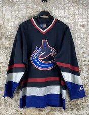 Men's Vintage Vancouver Canucks Starter Jersey – Retro 90s NHL Long Sleeve