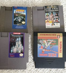 Original Nintendo NES Console Bundle 9 Games 2 Controllers & Zapper Gun Tested