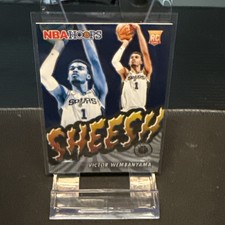 2023-24 NBA Hoops Premium Stock Victor Wembanyama Sheesh Holo Silver Prizm (RC)