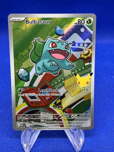 Pokemon ME: Mega Evolution Promo Bulbasaur 037 Black Star Promo NM