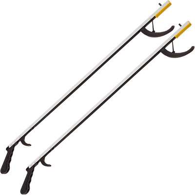 2 Pack, 32 Inch Reacher Grabber Pickuptool for Seniors, Disabled or after Surger