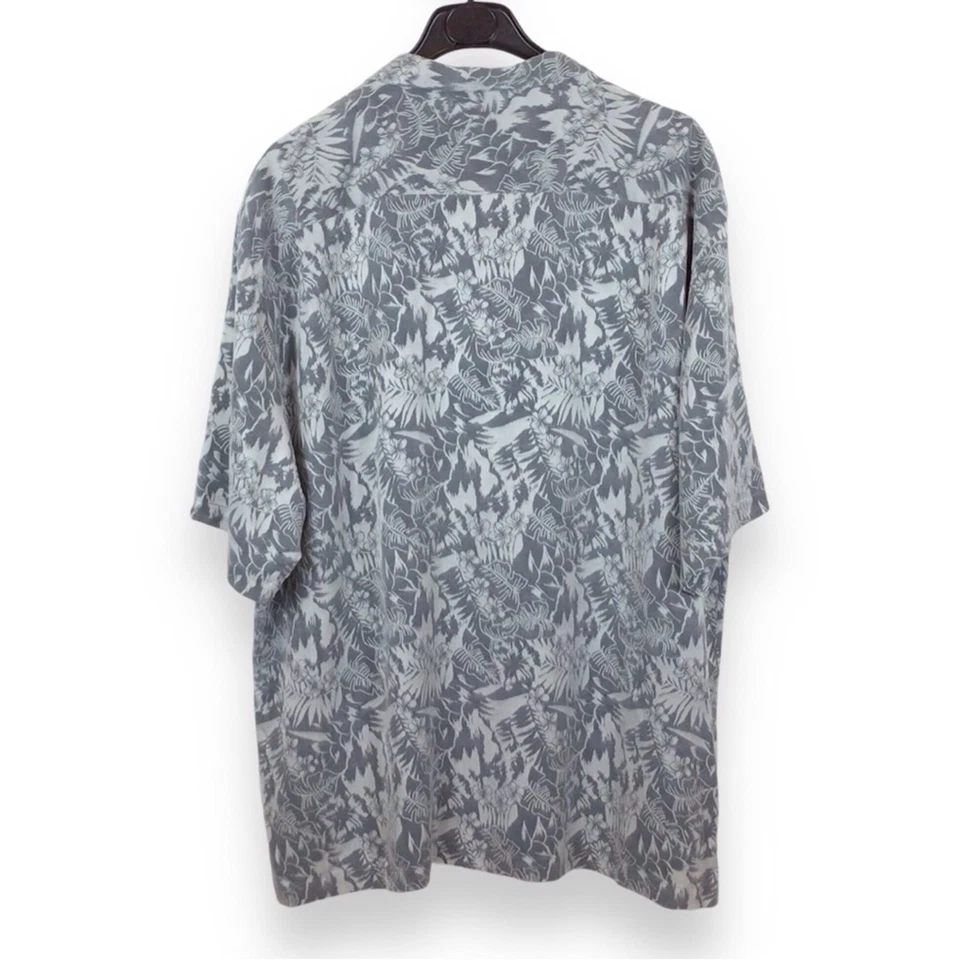 Camisa NAT NAST Seda Tropical Aloha Manga Corta Abotonada Para Hombre Talla XL Foto 4 de 4