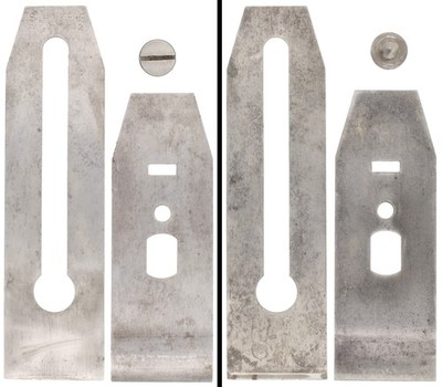 Founders Grade Iron/Chip Brkr. for Stanley No. 3 Plane- ''Pat. '92''- mjdtoolparts
