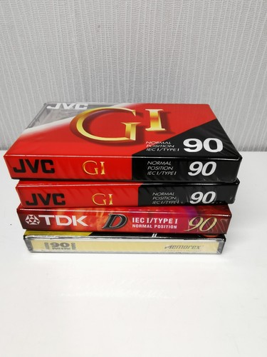 TDK JVC Memorex - 90 Mins Audio Media Recording Cassette Tapes *NEW & SEALED* - Picture 5 of 5