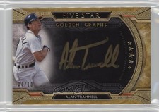 2018 Topps Five Star Golden Graphs Gold /10 Alan Trammell #FGG-AT Auto HOF hn4