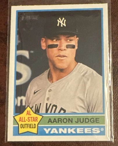 2025 Topps Heritage Aaron Judge #380 AL All-Star Yankees ~ MLB Baseball Card