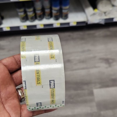 PRO ESSENTIALS Box-sealing Tape Industrial Adhesive Tape Roll